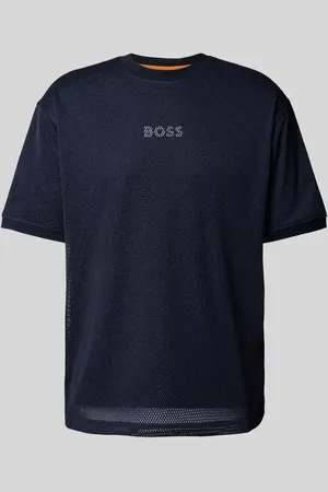 HUGO BOSS T-Shirt mit Lochstickerei in , Größe L