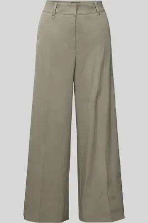 Cambio Wide Leg Stoffhose mit Gürtelschlaufen 