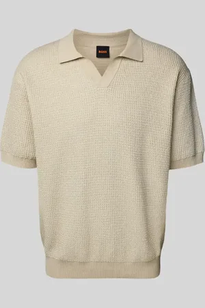 HUGO BOSS Poloshirt mit V-Ausschnitt Modell 