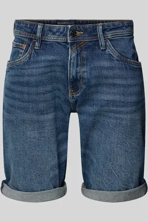 TOM TAILOR Slim Fit Bermudas aus Baumwoll-Mix Modell 