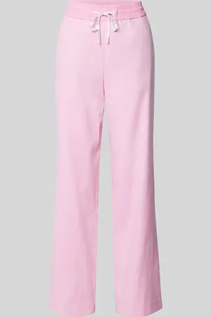 Marc Cain Straight Leg Leinenhose mit Tunnelzug in , Größe 34