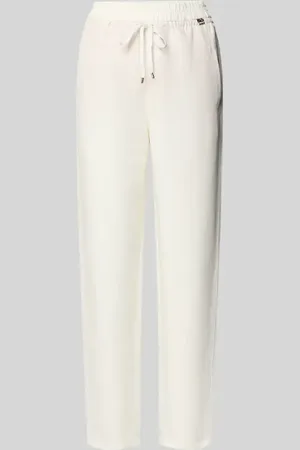 Marc Cain Tapered Fit Stoffhose mit Tunnelzug in , Größe 34