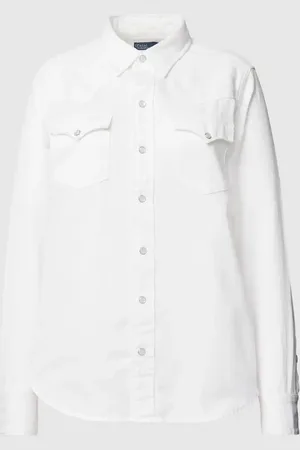 Ralph Lauren Blusenshirt mit durchgehender Knopfleiste Modell 