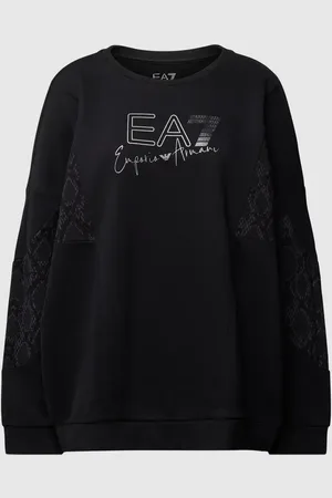EA7 Sweatshirt mit Label-Print in , Größe M