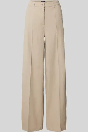 Cambio Wide Leg Leinenhose mit Eingrifftaschen Modell 