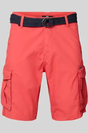 Petrol Industries Bermudas mit Cargotaschen und Gürtel in , Größe L