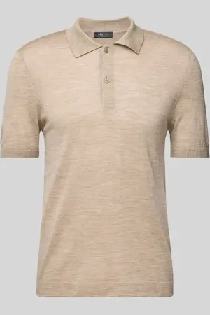 Maerz Regular Fit Poloshirt mit gerippten Abschlüssen in , Größe 48
