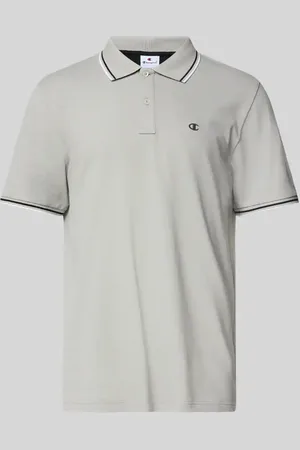 Champion Regular Fit Poloshirt mit Logo-Stitching in , Größe L