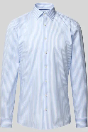 Olymp Super Slim Fit Business-Hemd mit Knopfleiste in , Größe 36