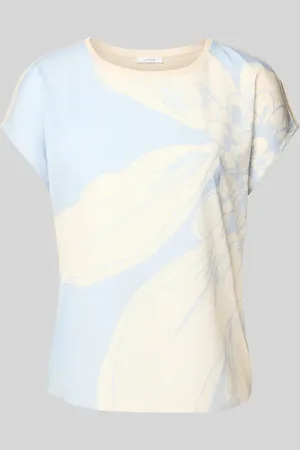 Opus T-Shirt mit geripptem Rundhalsausschnitt Modell 