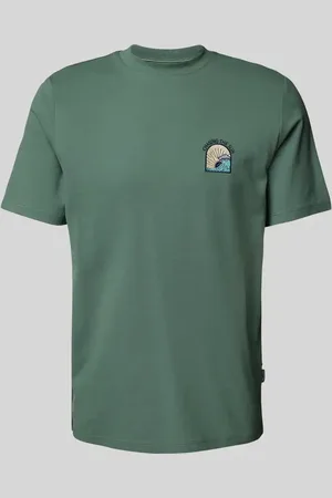 Blend T-Shirt mit Motiv- und Statement-Stitching Modell 