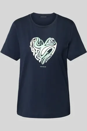 TOM TAILOR Regular Fit T-Shirt aus reiner Baumwolle in , Größe L