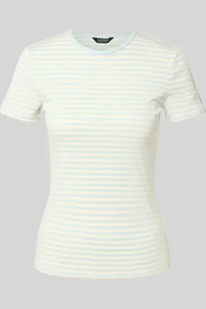 Ralph Lauren T-Shirt mit geripptem Rundhalsausschnitt in , Größe L