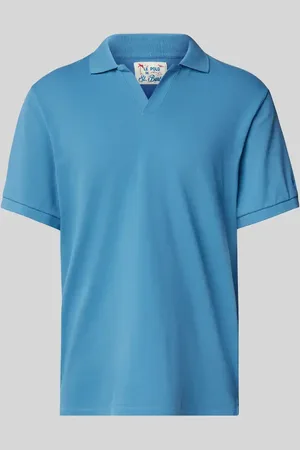 MC2 SAINT BARTH Regular Fit Poloshirt mit V-Ausschnitt Modell 