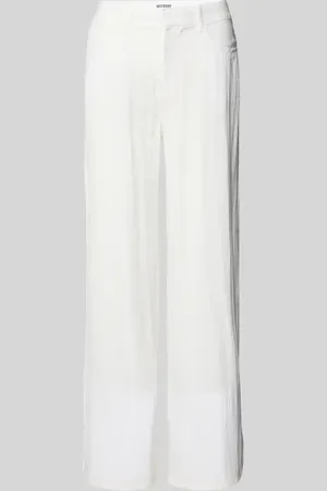 Weekday Straight Leg Stoffhose in Crinkle-Optik Modell 