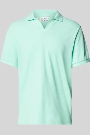 MC2 SAINT BARTH Regular Fit Poloshirt mit V-Ausschnitt Modell 