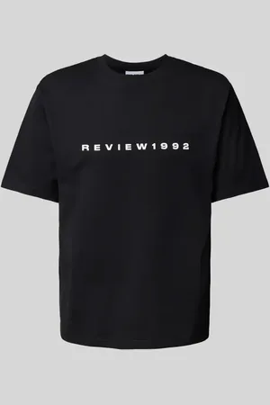 Review T-Shirt mit Label-Print in , Größe L