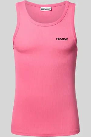 Review Tanktop mit Label-Stitching in , Größe L