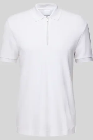 HUGO BOSS Regular Fit Poloshirt mit Reißverschluss Modell 
