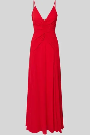 Lace & Beads Abendkleid mit Raffungen und Spaghettiträgern in , Größe L