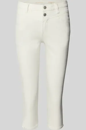 TOM TAILOR Slim Fit Caprihose aus Baumwoll-Mix Modell 