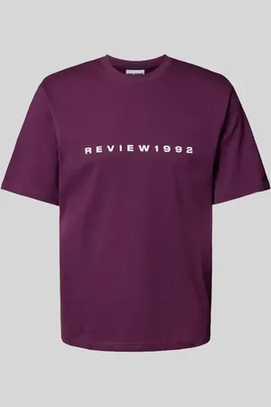 Review T-Shirt mit Label-Print in , Größe L