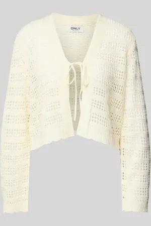 ONLY Regular Fit Cardigan mit Lochmuster Modell 