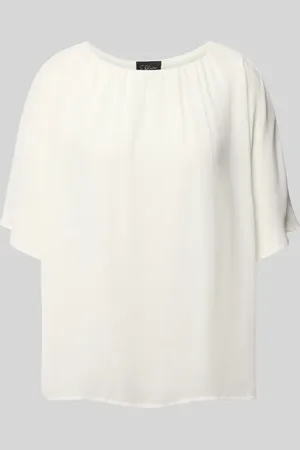 QS by s.Oliver Loose Fit Chiffonshirt mit Viskosefutter in , Größe 44