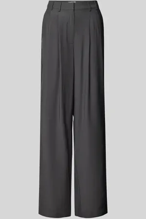 Lena Gercke Wide Leg Stoffhose mit Bundfalten Modell 