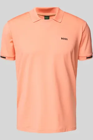 HUGO BOSS Regular Fit Poloshirt mit Label-Print Modell 