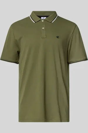 Champion Regular Fit Poloshirt mit Logo-Stitching in , Größe L