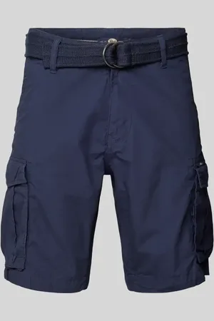 Petrol Industries Bermudas mit Cargotaschen und Gürtel in , Größe L