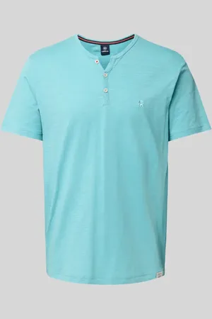 Lerros T-Shirt mit Serafino-Ausschnitt in , Größe L