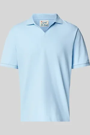 MC2 SAINT BARTH Regular Fit Poloshirt mit V-Ausschnitt Modell 