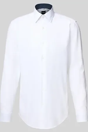 HUGO BOSS Regular Fit Business-Hemd mit Kentkragen Modell 