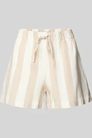 ONLY Loose Fit Shorts aus Viskose-Leinen-Mix Modell 