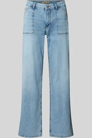 Smith and Soul Wide Leg Jeans mit Ziernähten in , Größe 26