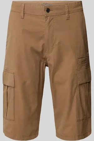 QS by s.Oliver Relaxed Fit Cargo-Bermudas aus Baumwoll-Elasthan-Mix in , Größe 31