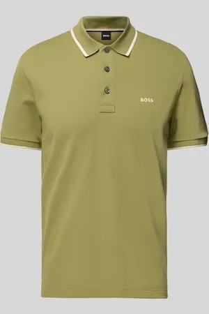 HUGO BOSS Regular Fit Poloshirt mit Label-Print Modell 