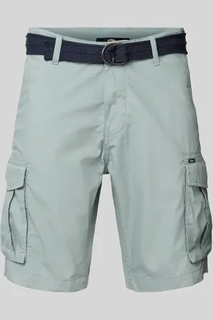 Petrol Industries Bermudas mit Cargotaschen und Gürtel in , Größe L