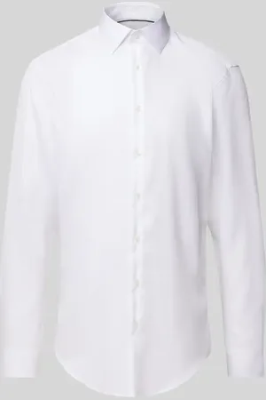 Jake*s Slim Fit Business-Hemd mit Knopfleiste in , Größe 37/38