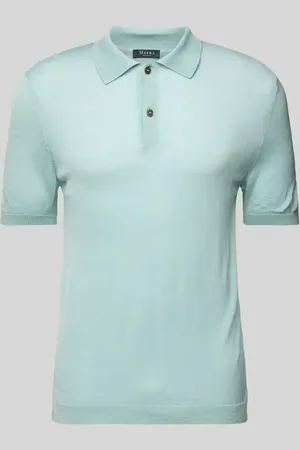 Maerz Regular Fit Poloshirt mit gerippten Abschlüssen in , Größe 48