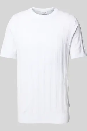 Lindbergh T-Shirt mit Strukturmuster in , Größe L