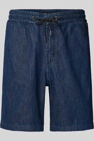 HUGO BOSS Bermudas mit elastischem Bund und Tunnelzug in , Größe 30