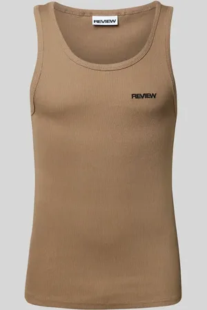 Review Tanktop mit Label-Stitching in , Größe L