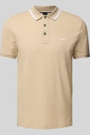 HUGO BOSS Regular Fit Poloshirt mit Label-Print Modell 
