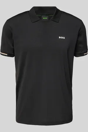 HUGO BOSS Regular Fit Poloshirt mit Label-Print Modell 