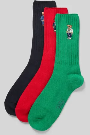 Ralph Lauren Socken mit Polo Bear Motiv im 3er-Pack in , Größe 40-46