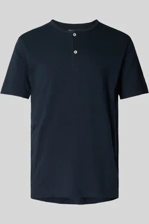 Marc O’ Polo Regular Fit Henley-Shirt aus reiner Baumwolle in , Größe L