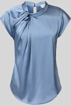 Neo Noir Blusenshirt aus Satin mit Knotendetail Modell 